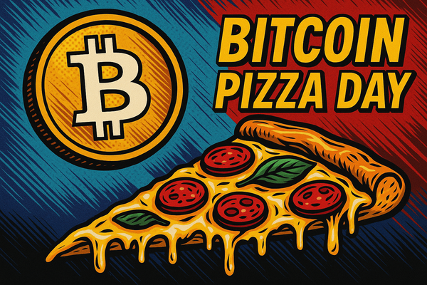 【Bitcoin Pizza Day 的傳奇】從兩塊披薩到千億資產，比特幣用一頓晚餐改變世界