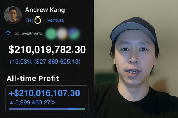 他如何將 5,000 美元變成 2.08 億？解析加密交易天才 Andrew Kang 的投資布局與市場觀點